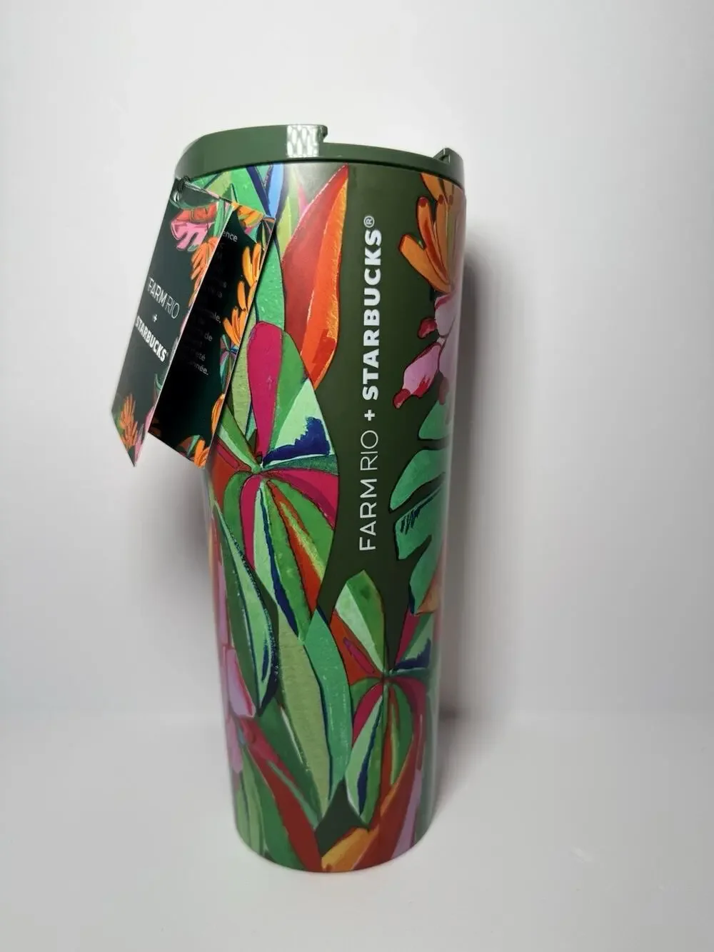 Starbucks X Farm Rio 2025 Limited Edition BANANA LEAVES 16oz Tumbler Mug NWT